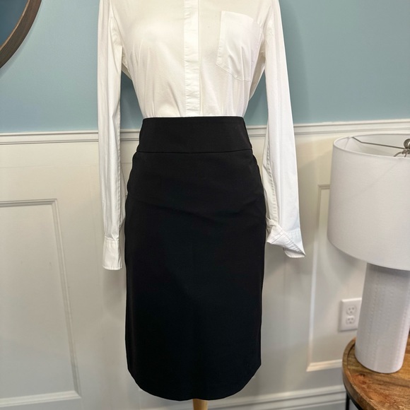 Le Chateau Mad Men Style Black Pencil Skirt - Picture 2 of 10